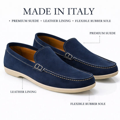 Loafer Camoscio BLU