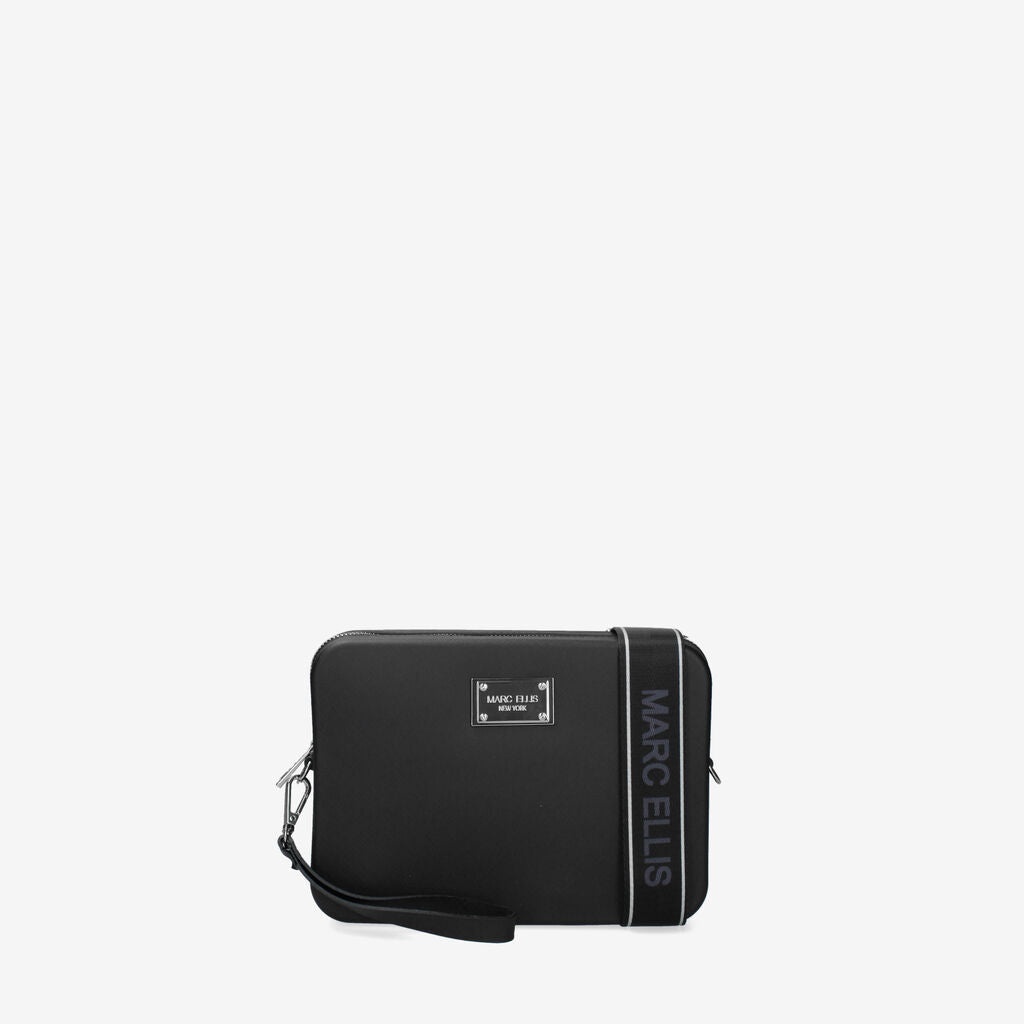 Black Neoprene Slim Pouch with Wrist Strap