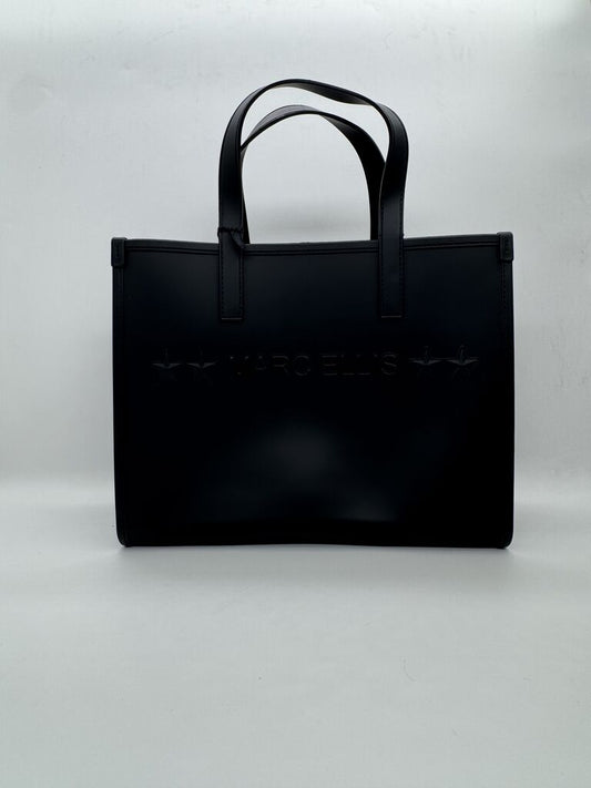 Black Embossed Tote Bag