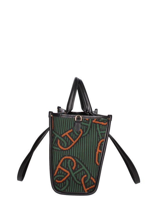Multi-Color Tapestry Tote Bag with Animal Motif