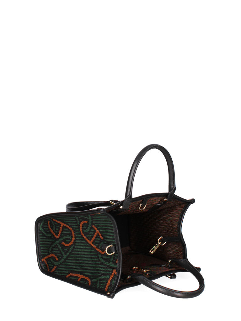 Multi-Color Tapestry Tote Bag with Animal Motif