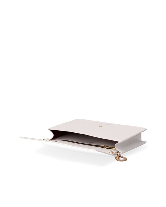 Light Pink Envelope Clutch with Magnetic Closure