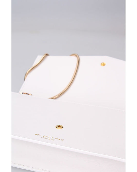 Light Pink Envelope Clutch with Magnetic Closure