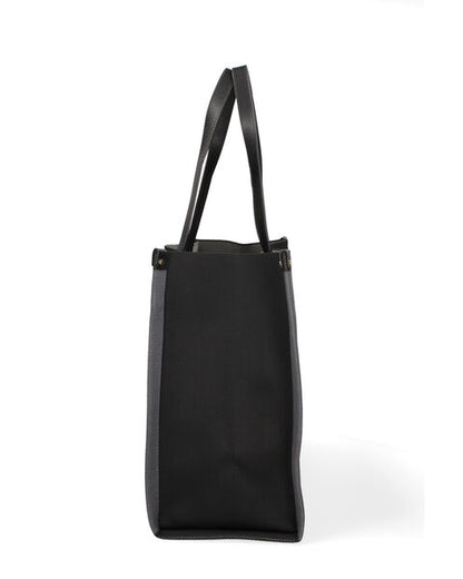 Artistic Canvas Tote with Night Scene