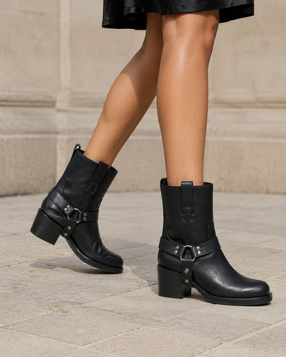 Ankle Boot Nappa NEGRO