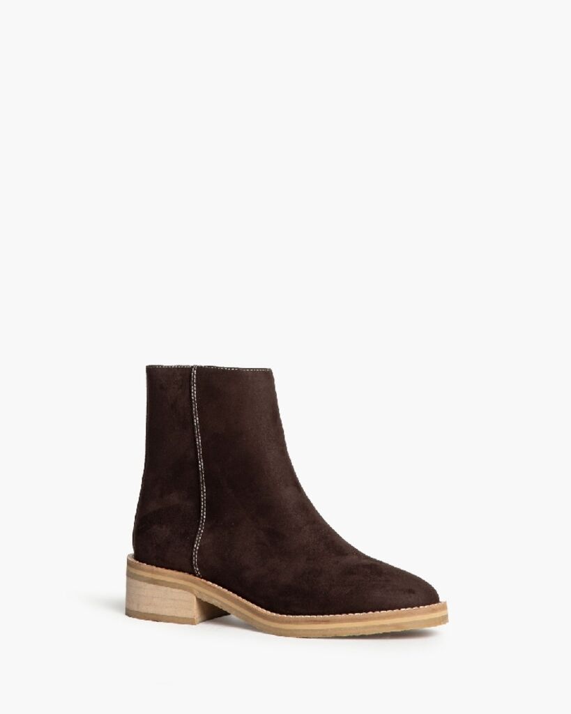 Ankle Boot Suede CAFE
