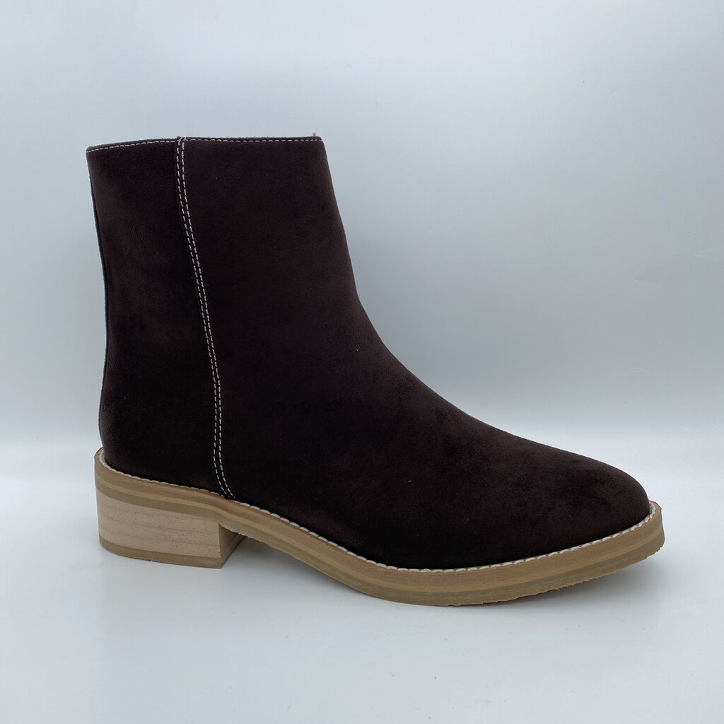 Ankle Boot Suede CAFE