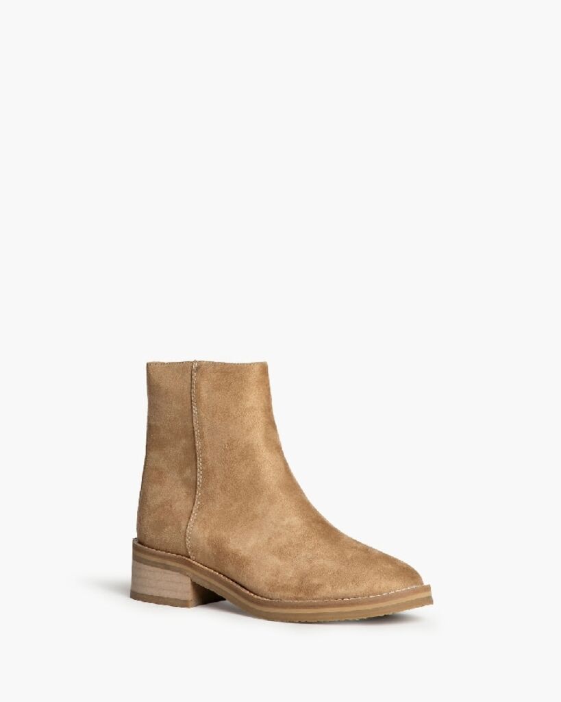 Ankle Boot Suede CAMEL