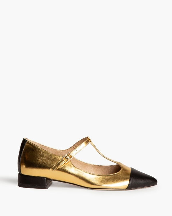 Mary Jane Shoe Nappa ORO
