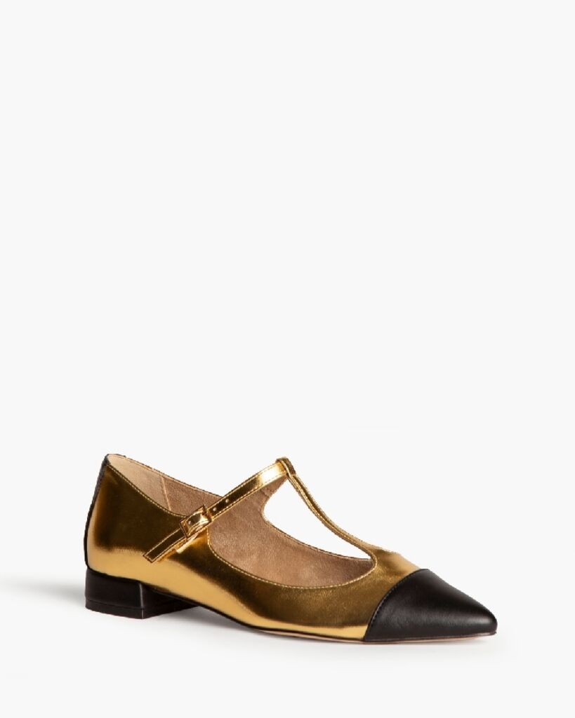 Mary Jane Shoe Nappa ORO