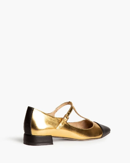 Mary Jane Shoe Nappa ORO