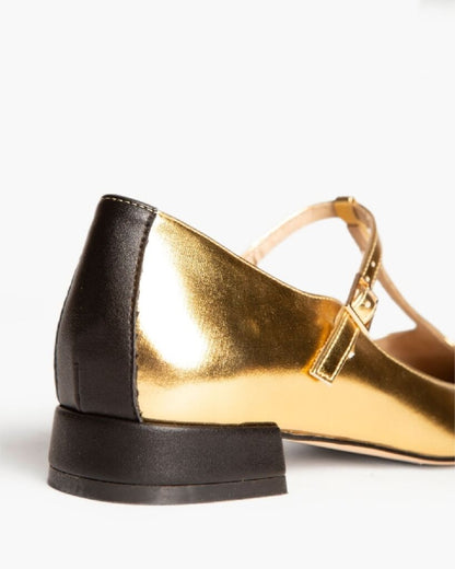 Mary Jane Shoe Nappa ORO