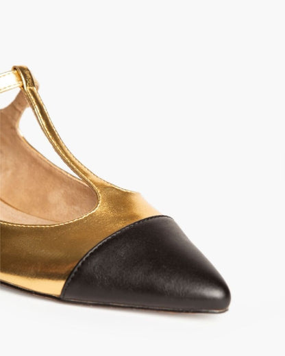 Mary Jane Shoe Nappa ORO