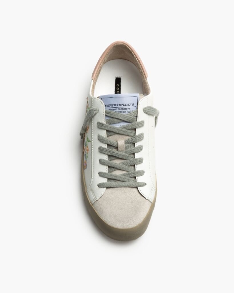 Multicolor Floral Embroidered Sneakers
