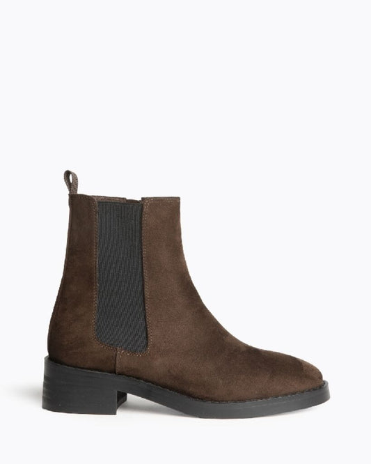 Brown Suede Chelsea Boots