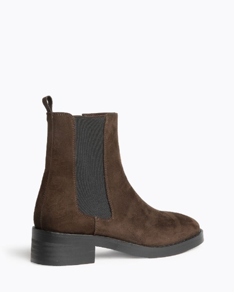 Brown Suede Chelsea Boots