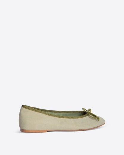 Ballerina Suede VERDE