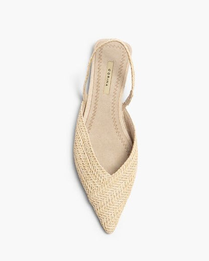 Flat Shoe Intreccio NATURAL