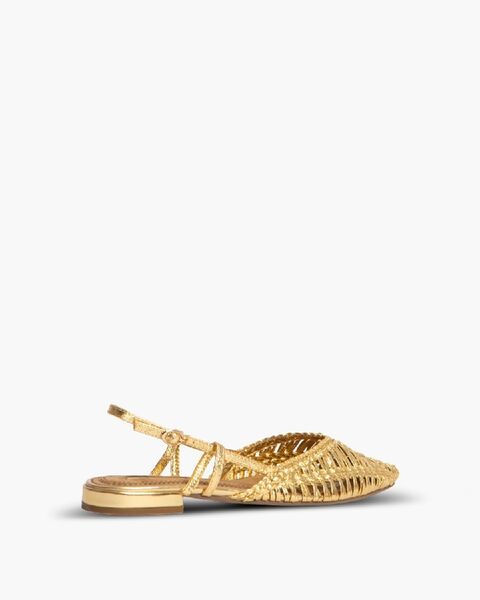Flat Shoe Laminato ORO
