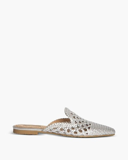 Mule Braided Laminato PLATA