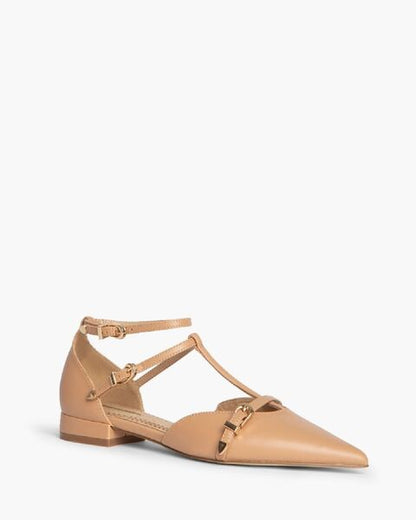 Flat Shoe Nappa CAMEL