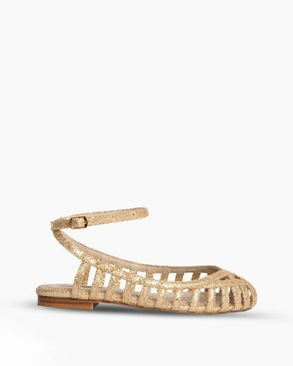 Flat Shoe Laminato ORO