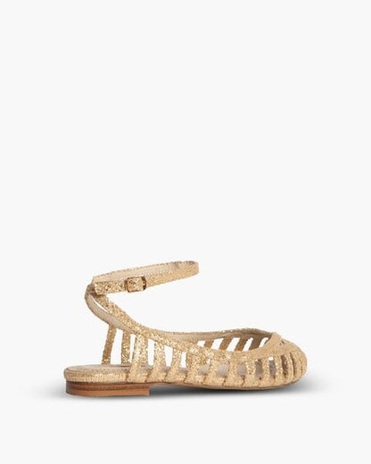 Flat Shoe Laminato ORO