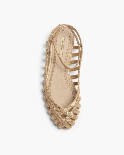 Flat Shoe Laminato ORO