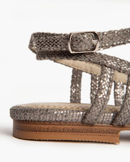 Flat Shoe Laminato PLOMO