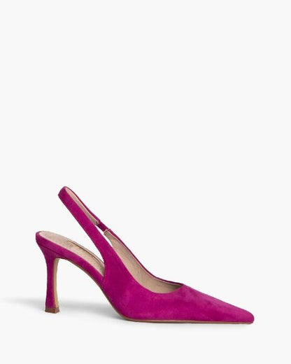 Fuchsia Slingback Heels