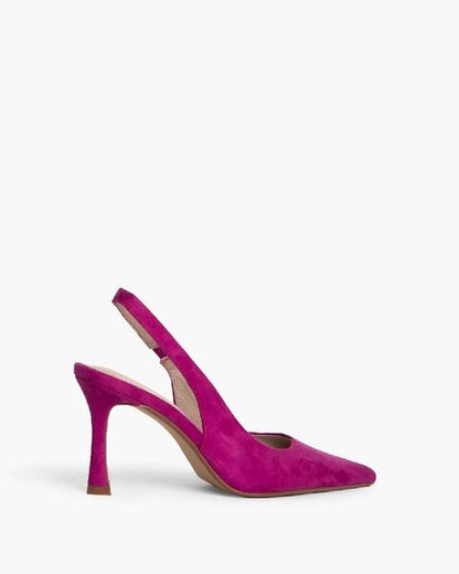 Fuchsia Slingback Heels