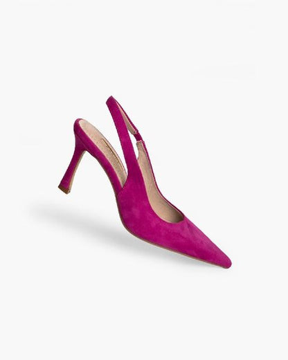 Fuchsia Slingback Heels