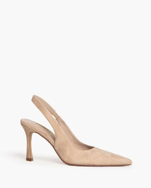 Sling-Back Suede NATURAL