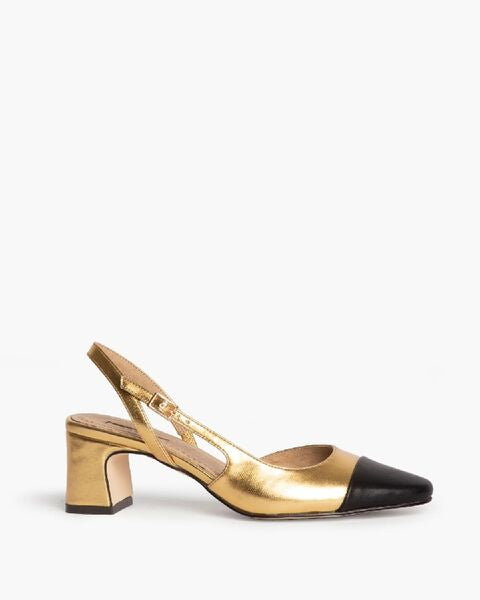 Sling-Back Laminato ORO
