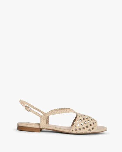 Flat Shoe Suede NATURAL