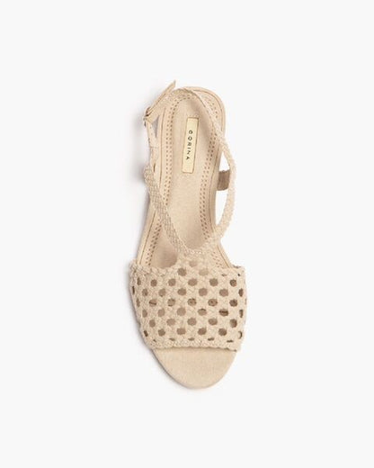 Flat Shoe Suede NATURAL