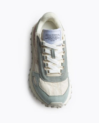 Pastel Colorblock Sneakers with Retro Vibe