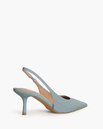 Sling-Back Crocco AZUL