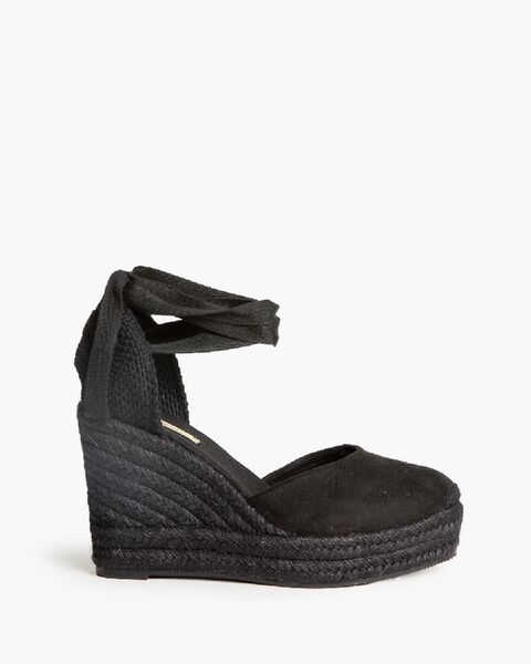 Espadrilles Suede NEGRO