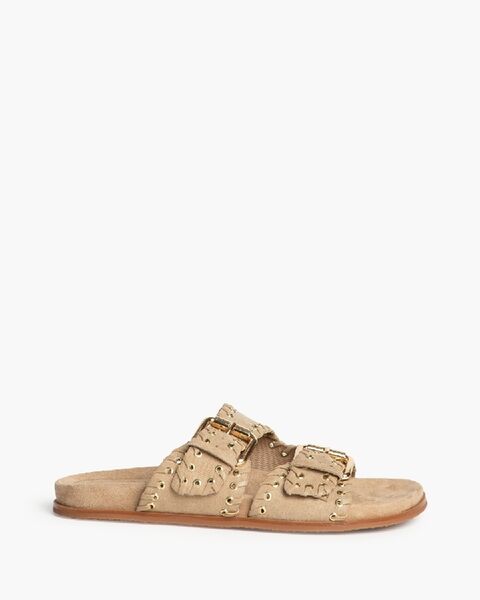 Flat Shoe Suede CAMEL