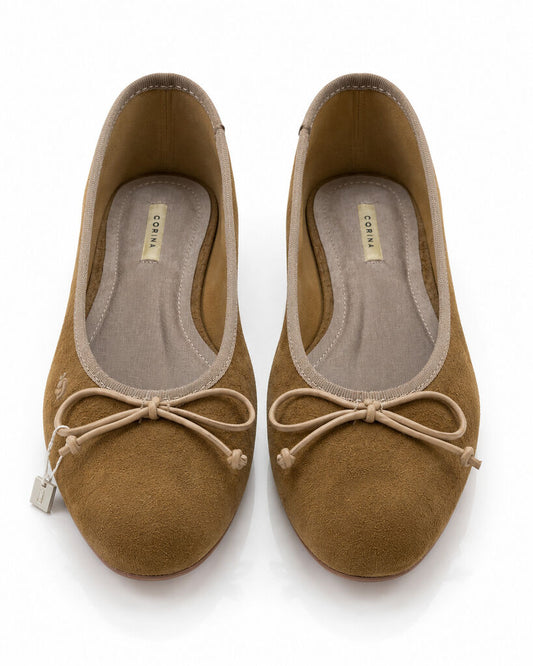 Ballerina Suede CAMEL