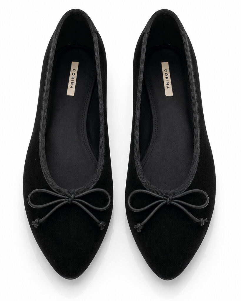 Ballerina Velvet NEGRO