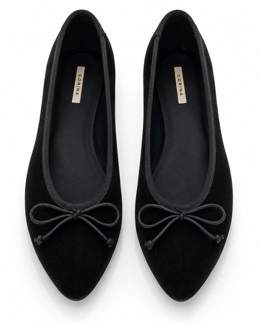 Ballerina Velvet NEGRO