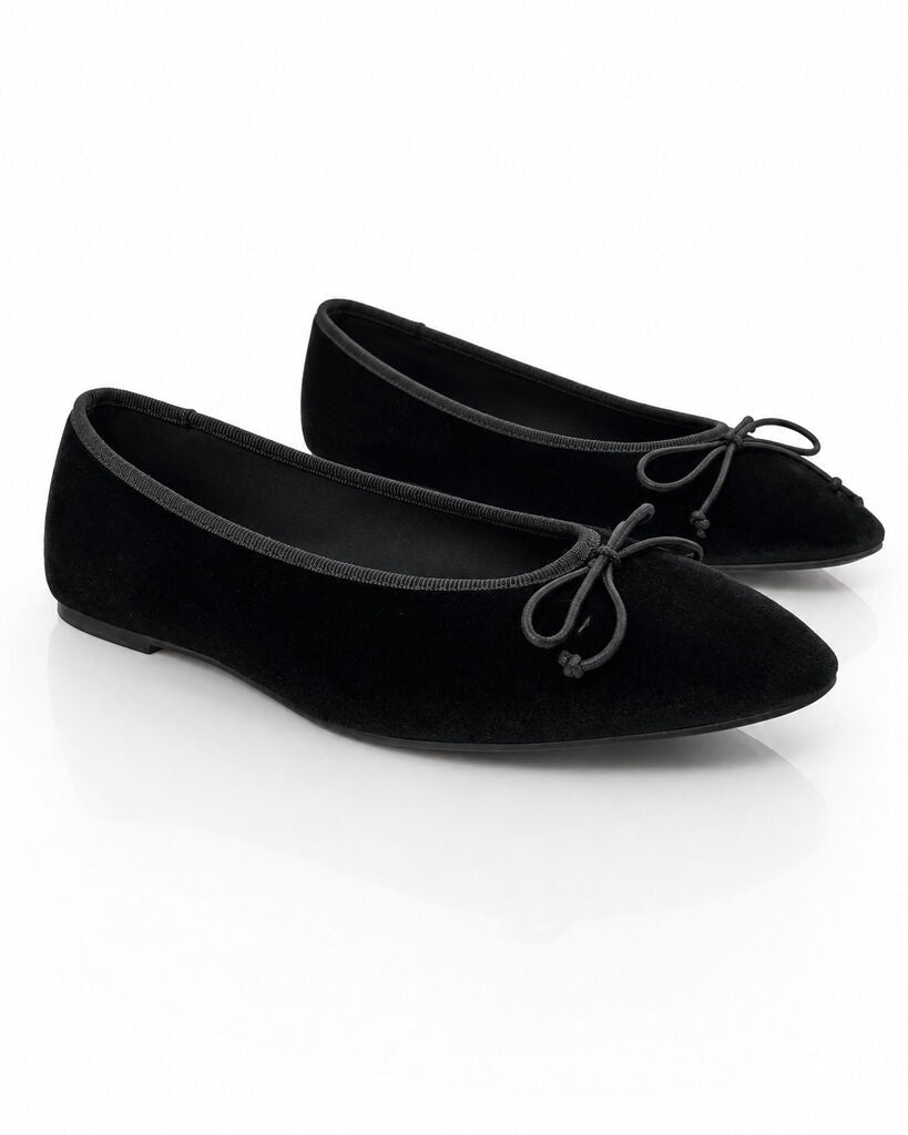 Ballerina Velvet NEGRO