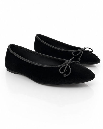 Ballerina Velvet NEGRO