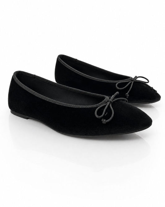 Ballerina Velvet NEGRO