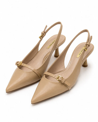 Sling-Back Nappa CAMEL