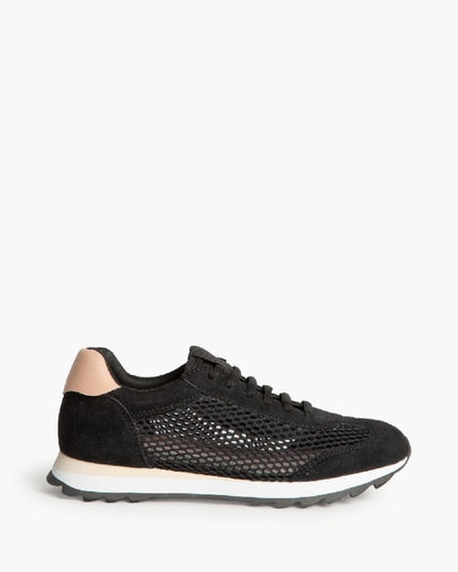 Sneaker Mesh/Sue NEGRO