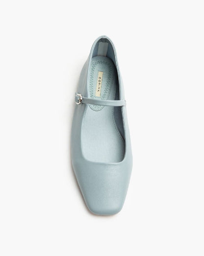 Mary Jane Shoe Nappa AZUL