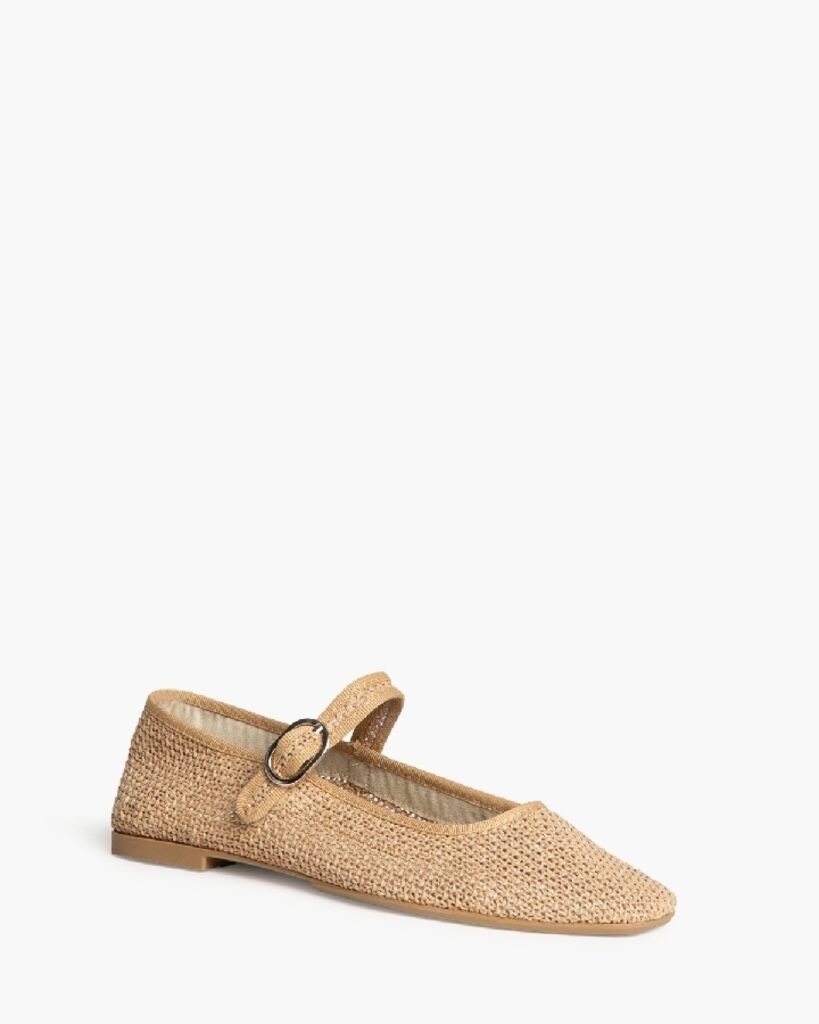 Mary Jane Shoe Intreccio CAMEL